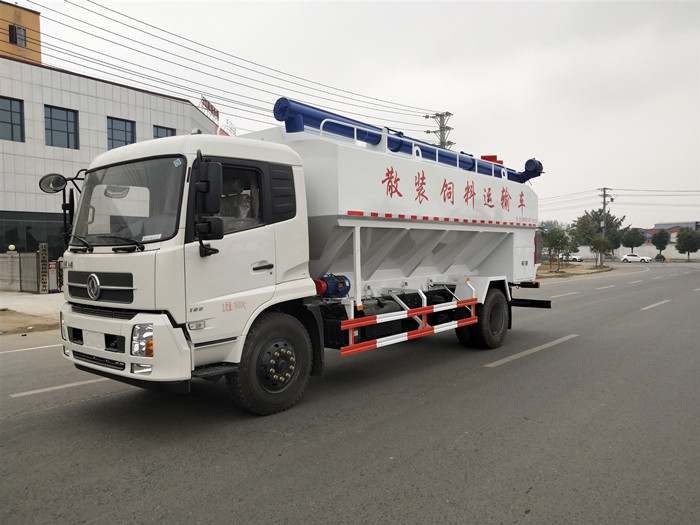 東風(fēng)天錦22方（11噸）電動飼料車